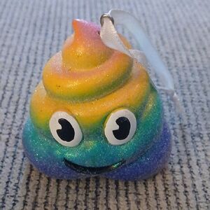 Hallmark Rainbow Poop Emoji Ornament